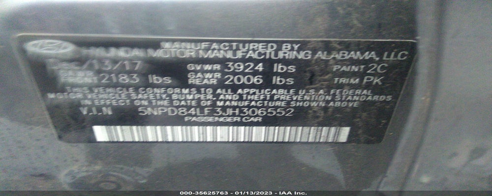 5NPD84LF3JH306552 2018 HYUNDAI ELANTRA photo no. 9