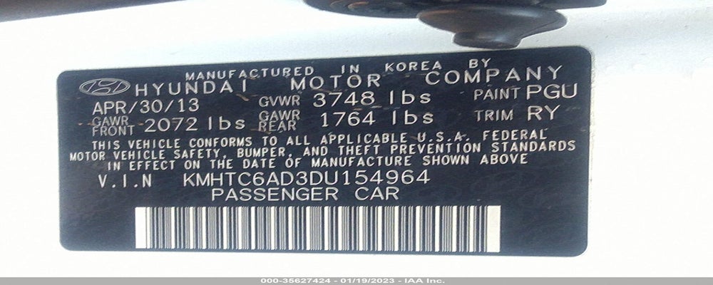 KMHTC6AD3DU154964 2013 HYUNDAI VELOSTER photo no. 9