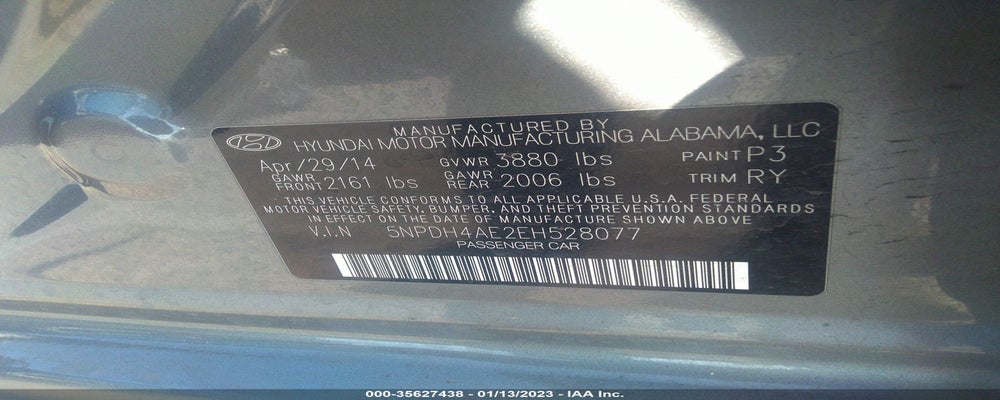 5NPDH4AE2EH528077 2014 HYUNDAI ELANTRA photo no. 9