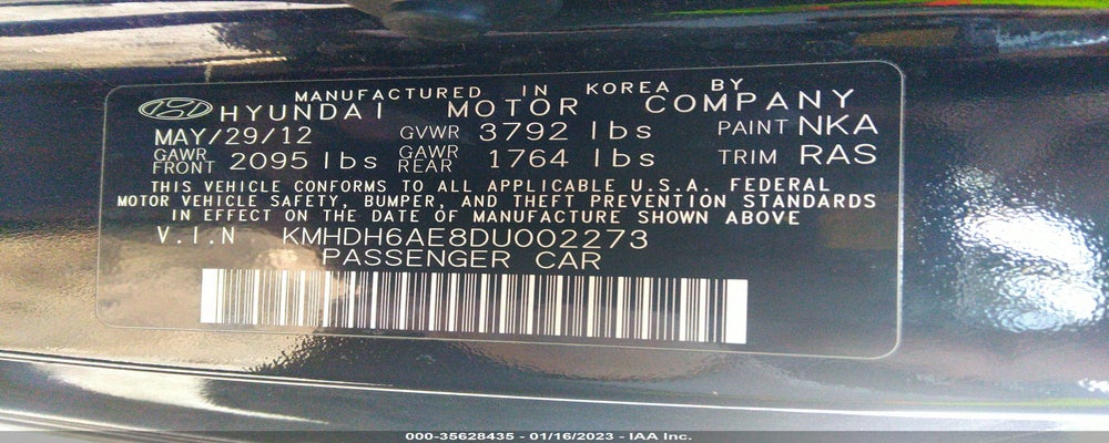 KMHDH6AE8DU002273 2013 HYUNDAI ELANTRA COUPE photo no. 9
