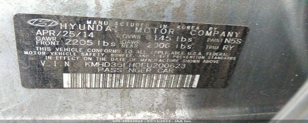 KMHD35LH0EU200623 2014 HYUNDAI ELANTRA GT photo no. 9