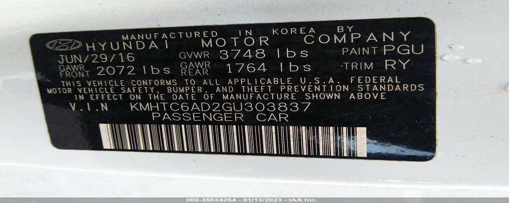 KMHTC6AD2GU303837 2016 HYUNDAI VELOSTER photo no. 9