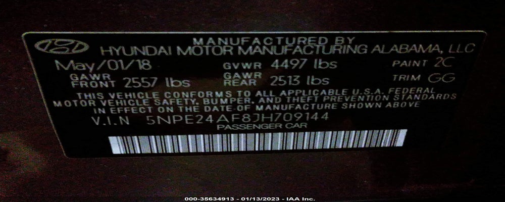 5NPE24AF8JH709144 2018 HYUNDAI SONATA photo no. 9