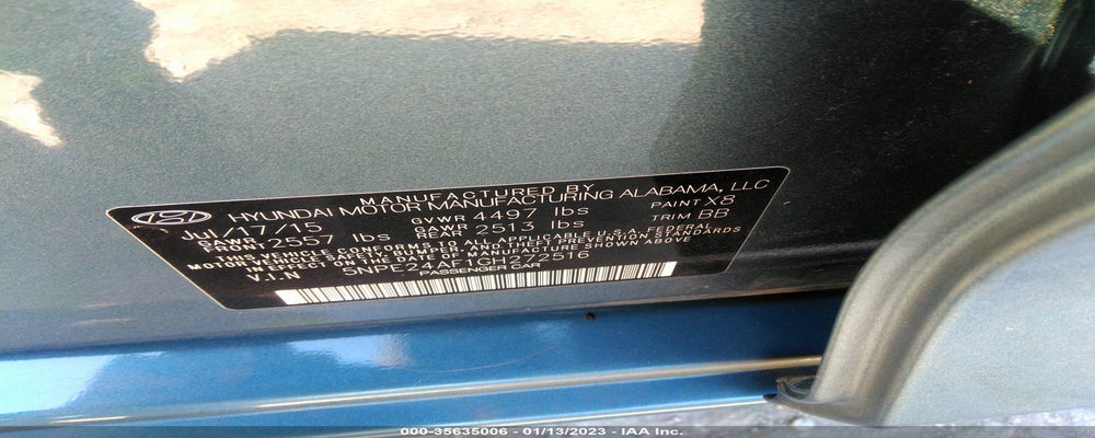 5NPE24AF1GH272516 2016 HYUNDAI SONATA photo no. 9