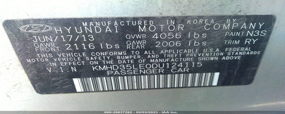 KMHD35LE0DU124115 2013 HYUNDAI ELANTRA GT photo no. 9
