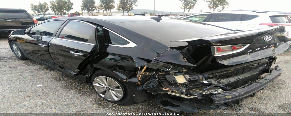 KMHE24L35KA093362 2019 HYUNDAI SONATA HYBRID photo no. 3