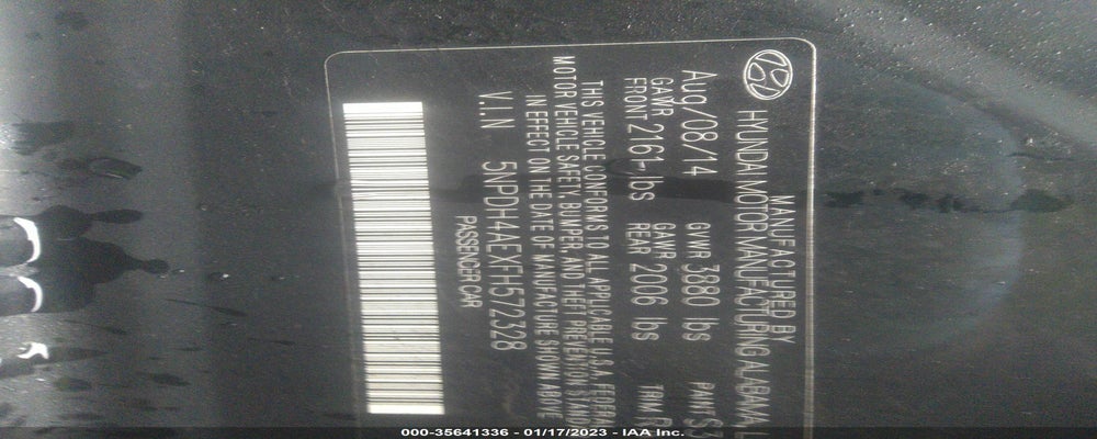 5NPDH4AEXFH572328 2015 HYUNDAI ELANTRA photo no. 9
