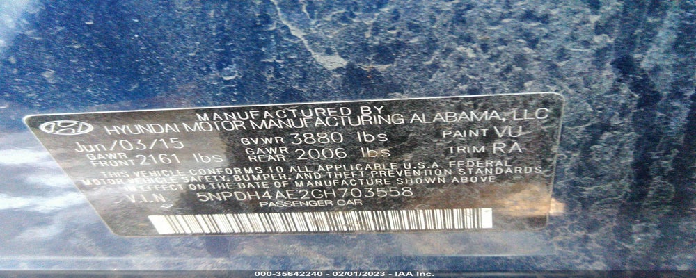 5NPDH4AE2GH703558 2016 HYUNDAI ELANTRA photo no. 9