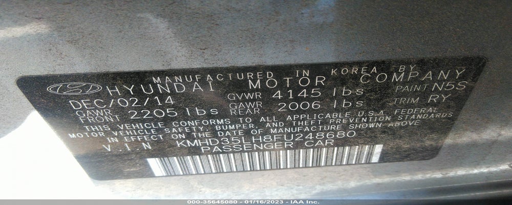 KMHD35LH8FU248680 2015 HYUNDAI ELANTRA GT photo no. 9