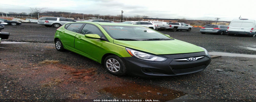 KMHCT5AEXEU174391 2014 HYUNDAI ACCENT photo no. 3