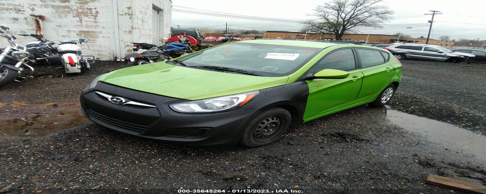 KMHCT5AEXEU174391 2014 HYUNDAI ACCENT photo no. 2