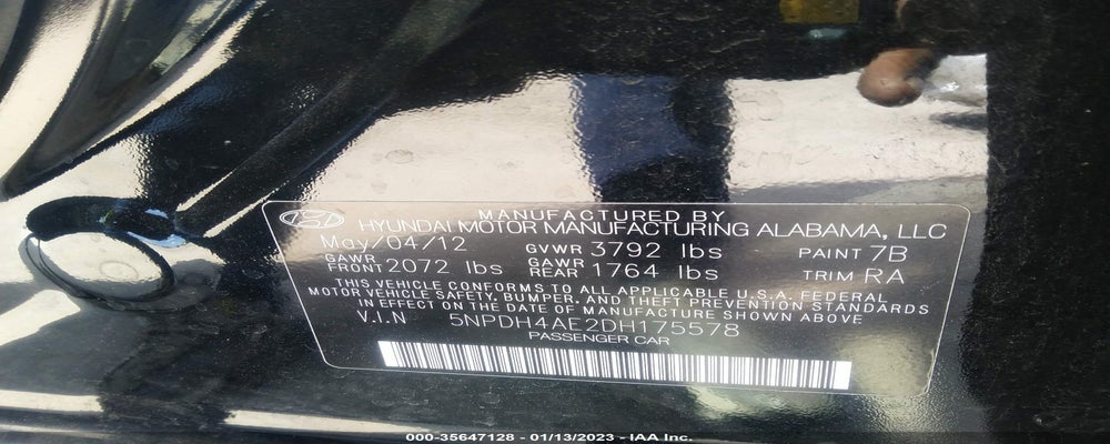 5NPDH4AE2DH175578 2013 HYUNDAI ELANTRA photo no. 9
