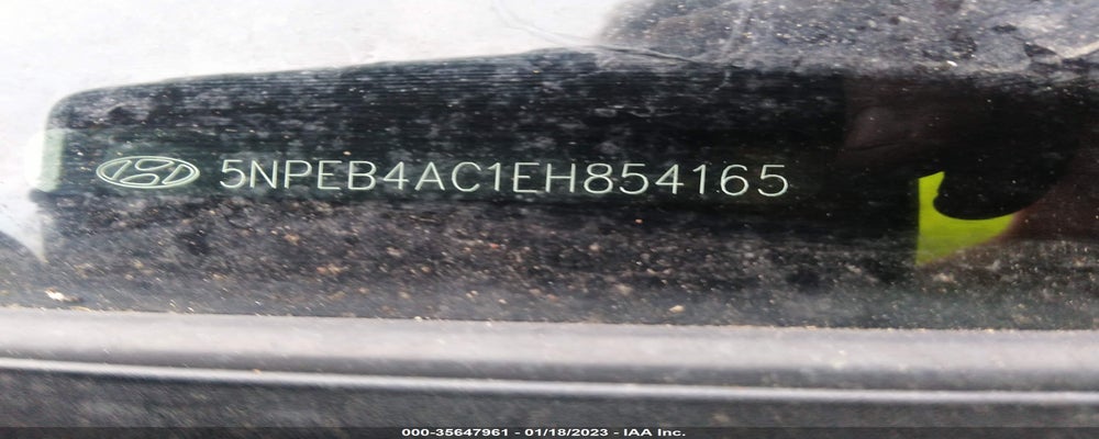 5NPEB4AC1EH854165 2014 HYUNDAI SONATA photo no. 9