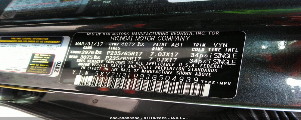5XYZU3LB9JG504939 2018 HYUNDAI SANTA FE SPORT photo no. 9