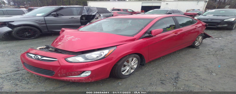 KMHCU4AE3DU397748 2013 HYUNDAI ACCENT photo no. 2