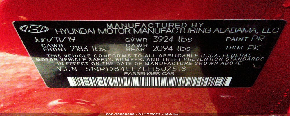 5NPD84LF7LH507518 2020 HYUNDAI ELANTRA photo no. 9