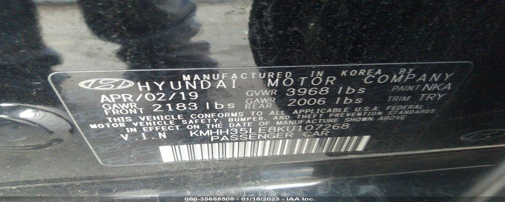 KMHH35LE8KU107268 2019 HYUNDAI ELANTRA GT photo no. 9