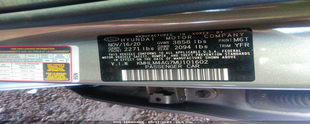 KMHLM4AG7MU101602 2021 HYUNDAI ELANTRA photo no. 9