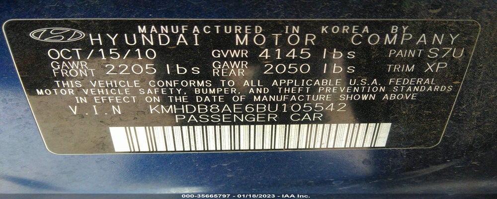 KMHDB8AE6BU105542 2011 HYUNDAI ELANTRA TOURING photo no. 9