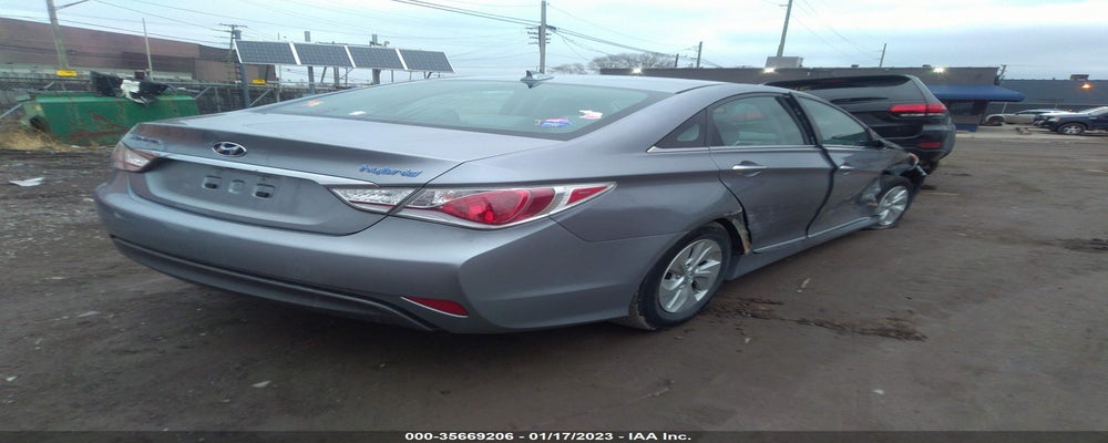 KMHEC4A42EA114617 2014 HYUNDAI SONATA HYBRID photo no. 4