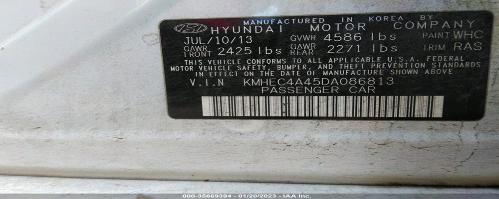 KMHEC4A45DA086813 2013 HYUNDAI SONATA HYBRID photo no. 9