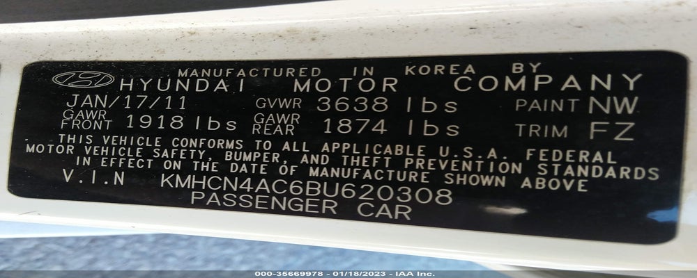KMHCN4AC6BU620308 2011 HYUNDAI ACCENT photo no. 9
