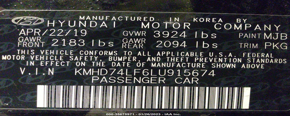 KMHD74LF6LU915674 2020 HYUNDAI ELANTRA photo no. 9