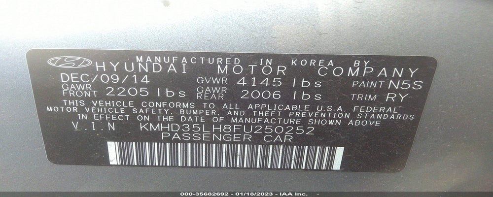 KMHD35LH8FU250252 2015 HYUNDAI ELANTRA GT photo no. 9