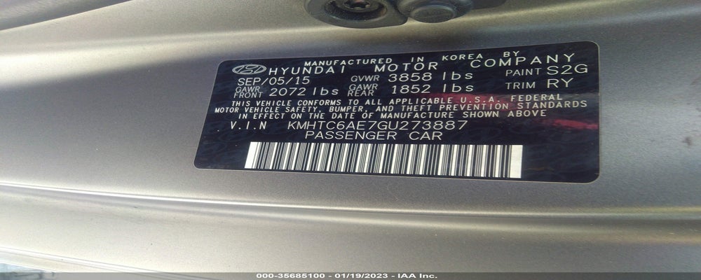 KMHTC6AE7GU273887 2016 HYUNDAI VELOSTER photo no. 9