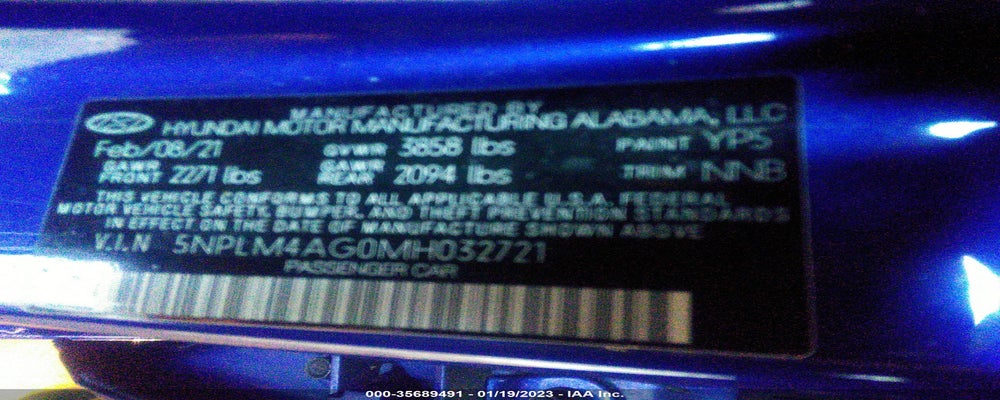5NPLM4AG0MH032721 2021 HYUNDAI ELANTRA photo no. 9