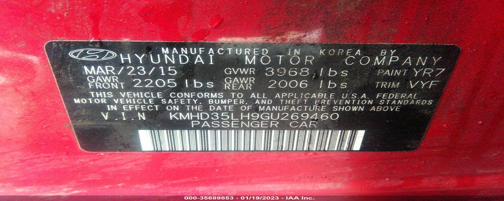 KMHD35LH9GU269460 2016 HYUNDAI ELANTRA GT photo no. 9