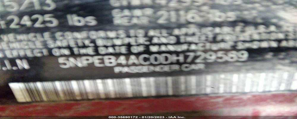5NPEB4AC0DH729589 2013 HYUNDAI SONATA photo no. 9