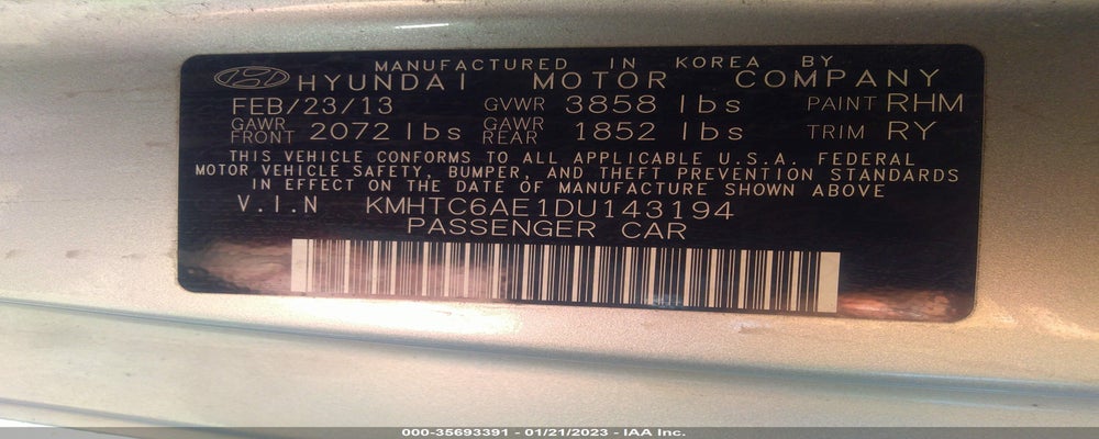 KMHTC6AE1DU143194 2013 HYUNDAI VELOSTER photo no. 9