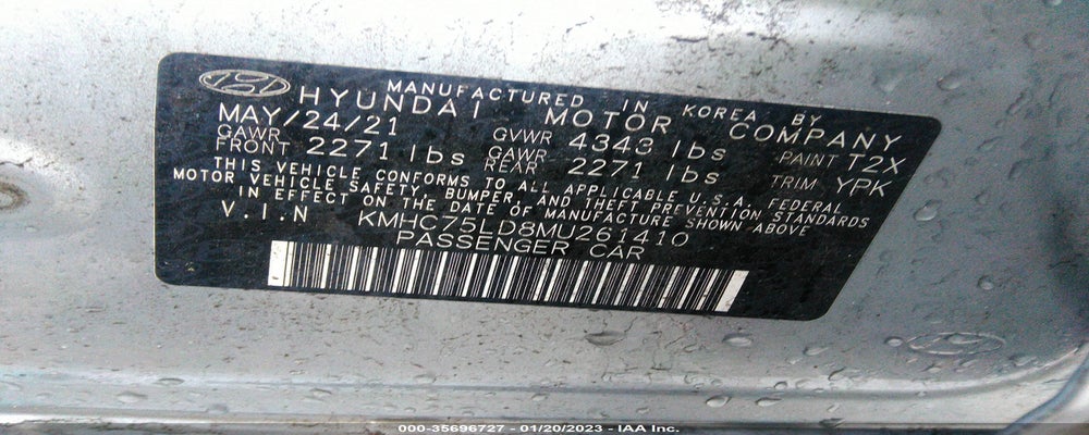 KMHC75LD8MU261410 2021 HYUNDAI IONIQ PLUG-IN HYBRID photo no. 9