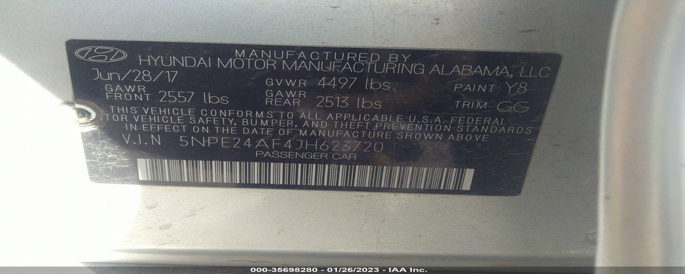 5NPE24AF4JH623720 2018 HYUNDAI SONATA photo no. 9