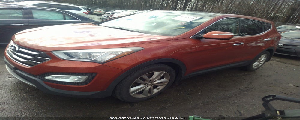 5XYZWDLA2DG090978 2013 HYUNDAI SANTA FE photo no. 2