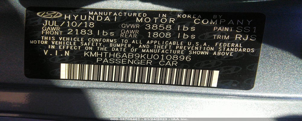 KMHTH6AB9KU010896 2019 HYUNDAI VELOSTER photo no. 9