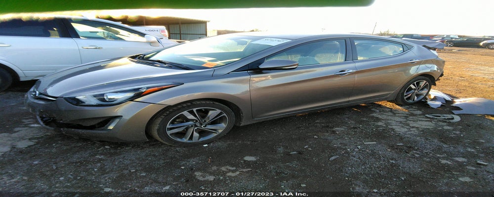 5NPDH4AE1EH483634 2014 HYUNDAI ELANTRA photo no. 2