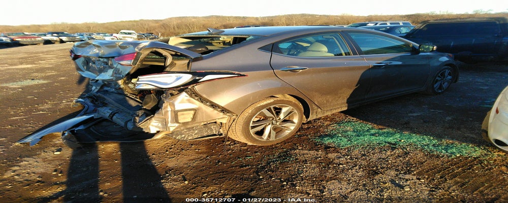 5NPDH4AE1EH483634 2014 HYUNDAI ELANTRA photo no. 4