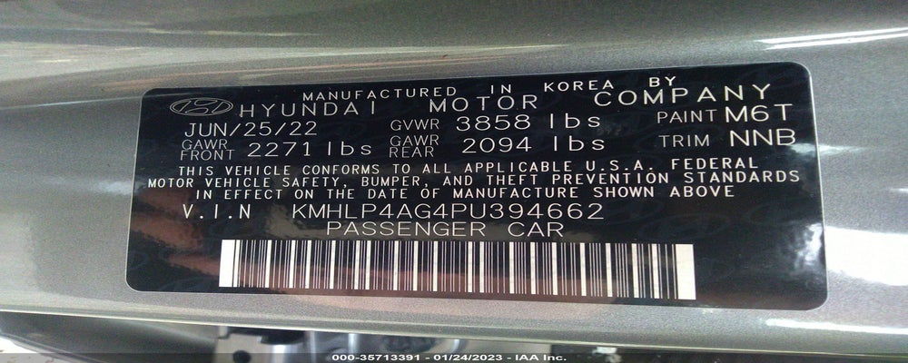 KMHLP4AG4PU394662 2023 HYUNDAI ELANTRA photo no. 9