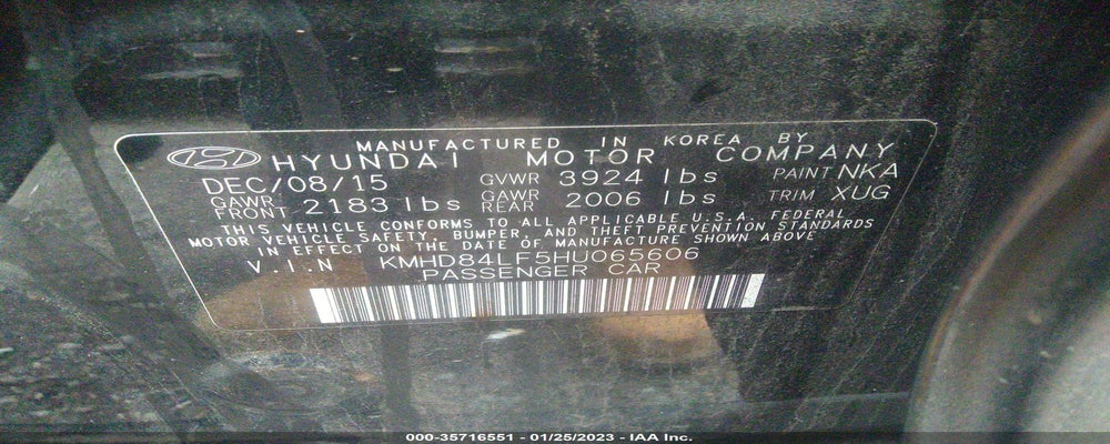 KMHD84LF5HU065606 2017 HYUNDAI ELANTRA photo no. 9