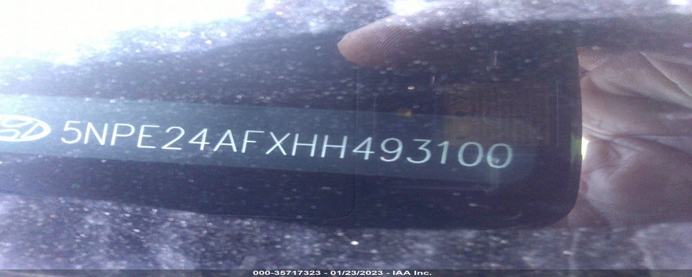 5NPE24AFXHH493100 2017 HYUNDAI SONATA photo no. 9