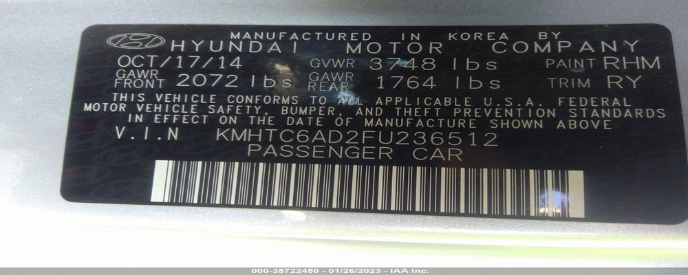 KMHTC6AD2FU236512 2015 HYUNDAI VELOSTER photo no. 9