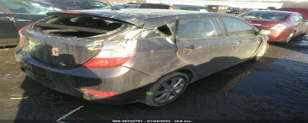 KMHCU5AE0CU054383 2012 HYUNDAI ACCENT photo no. 4