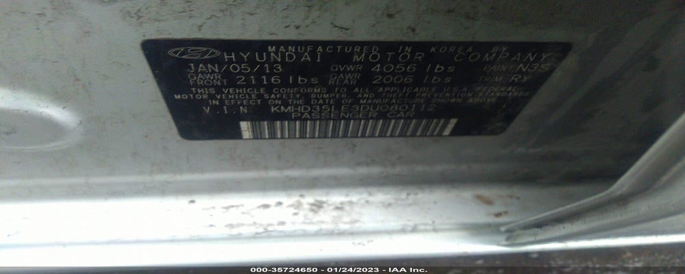 KMHD35LE3DU080112 2013 HYUNDAI ELANTRA GT photo no. 9