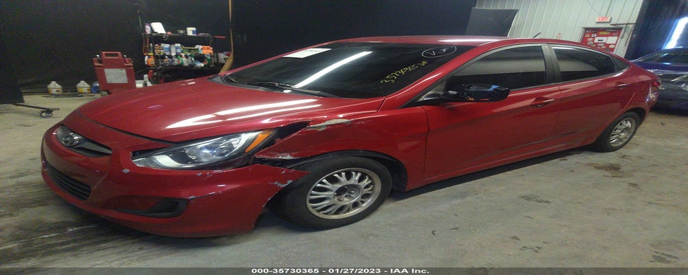 KMHCT4AE1EU606098 2014 HYUNDAI ACCENT photo no. 2