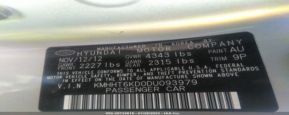 KMHHT6KD0DU093979 2013 HYUNDAI GENESIS COUPE photo no. 9