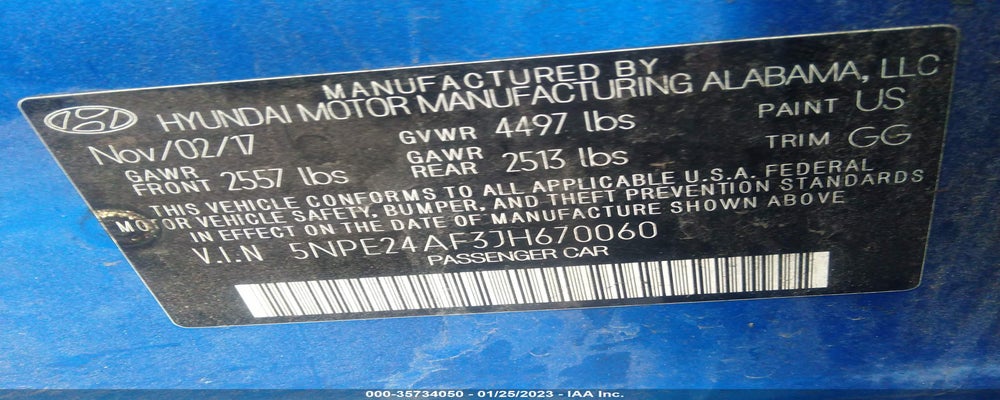 5NPE24AF3JH670060 2018 HYUNDAI SONATA photo no. 9