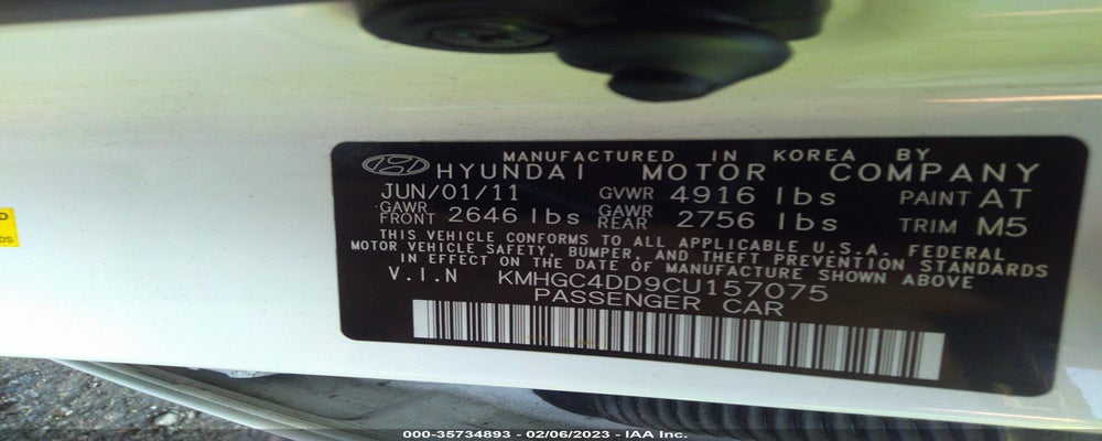 KMHGC4DD9CU157075 2012 HYUNDAI GENESIS photo no. 9
