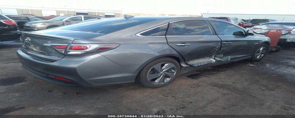 KMHE34L38HA072558 2017 HYUNDAI SONATA HYBRID photo no. 4